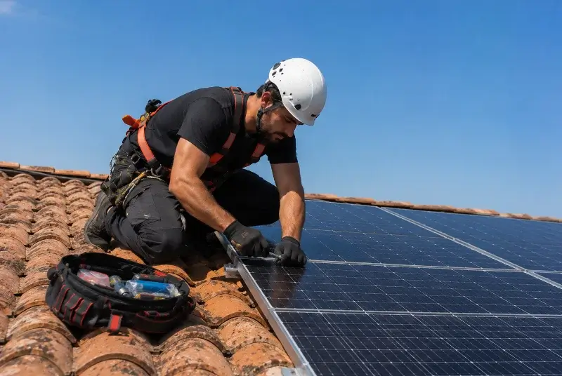 Maintenance et monitoring de panneaux solaires à Reipertswiller