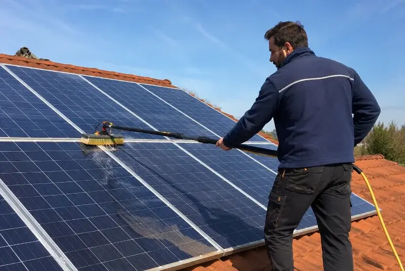 Nettoyage et entretien de panneaux solaires à Reipertswiller